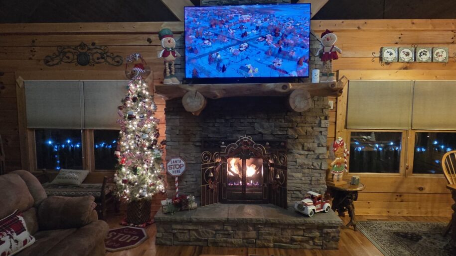 Christmas Season at High Hopes Cabin rental in Maggie Valley NC